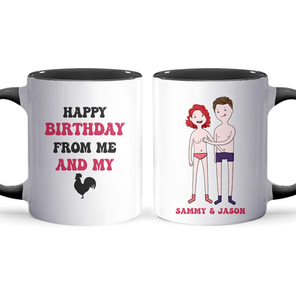 From Me - Personalized Accent Mug