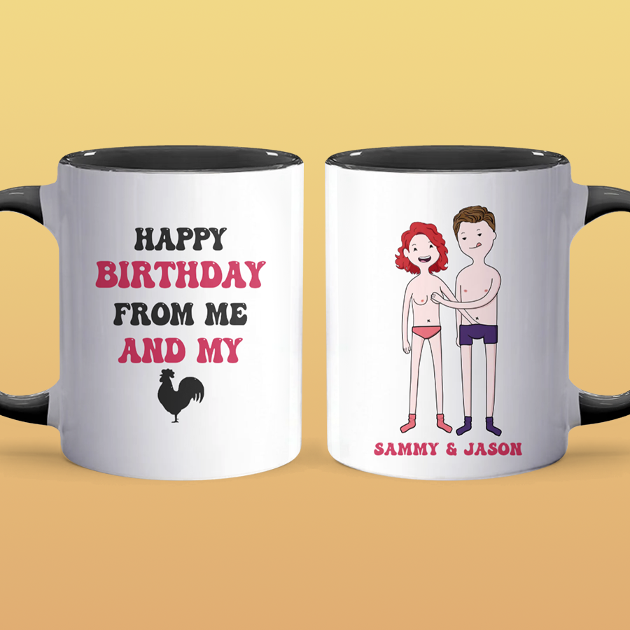 From Me - Personalized Accent Mug