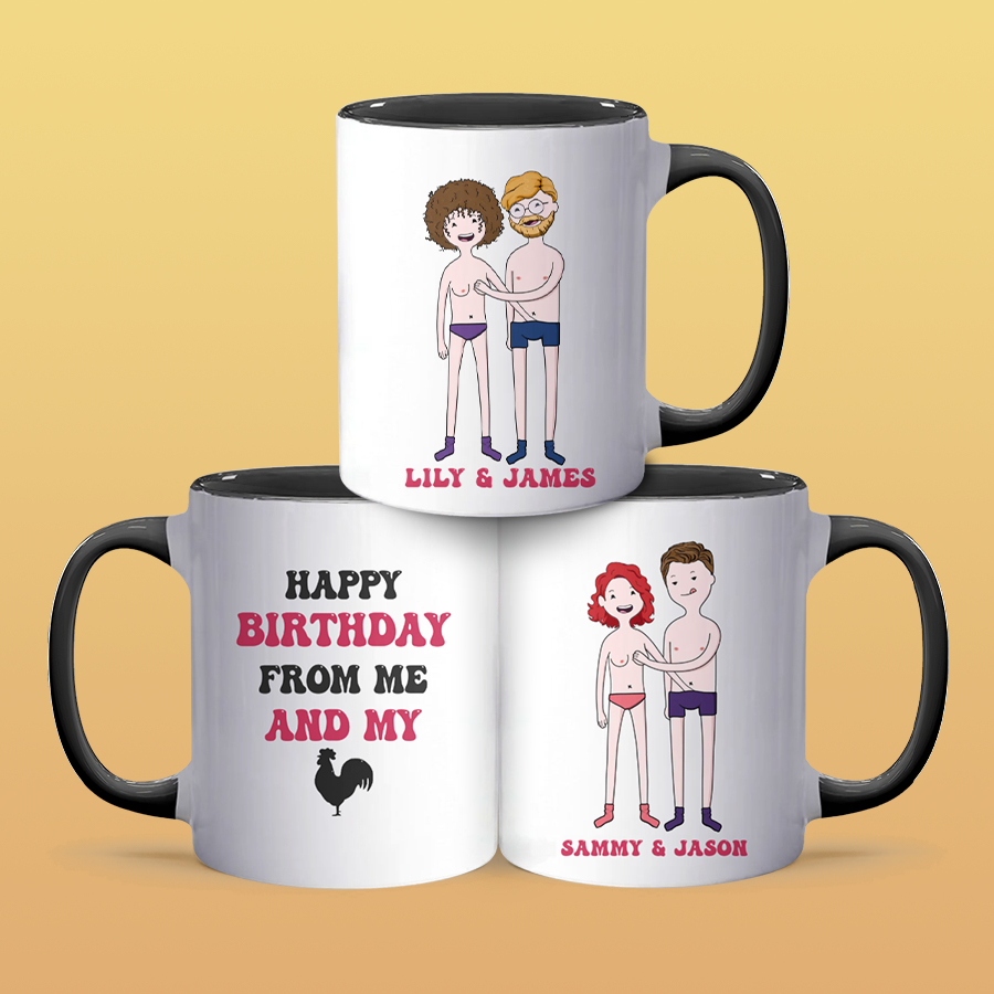 From Me - Personalized Accent Mug