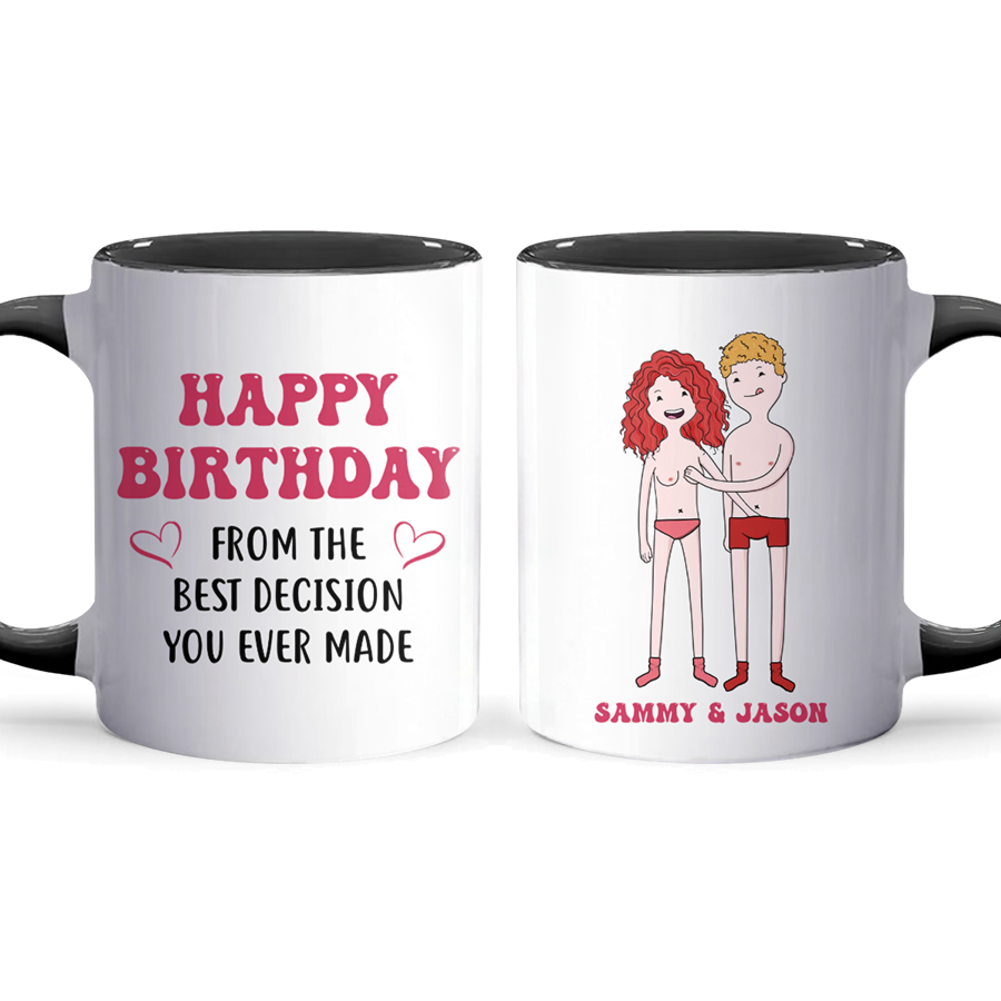 Best Decision - Personalized Accent Mug