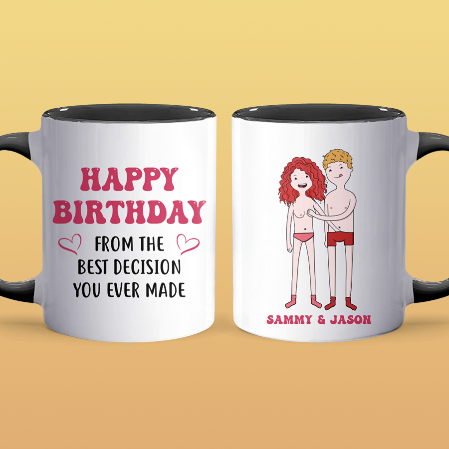 Best Decision - Personalized Accent Mug