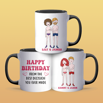 Best Decision - Personalized Accent Mug