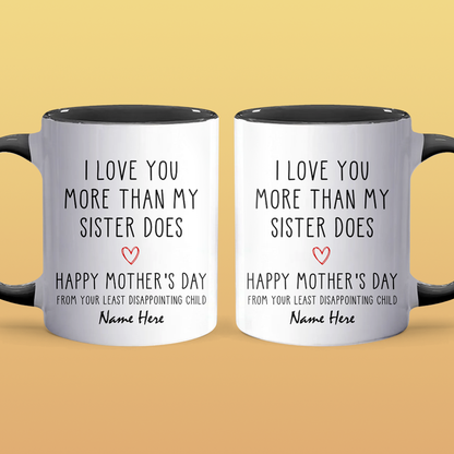 I Love You - Personalized Accent Mug