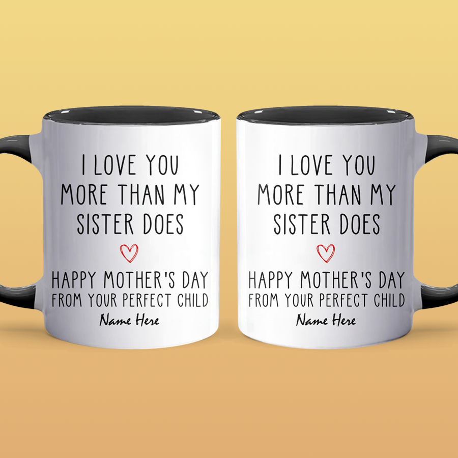 I Love You - Personalized Accent Mug