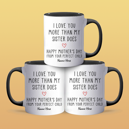 I Love You - Personalized Accent Mug