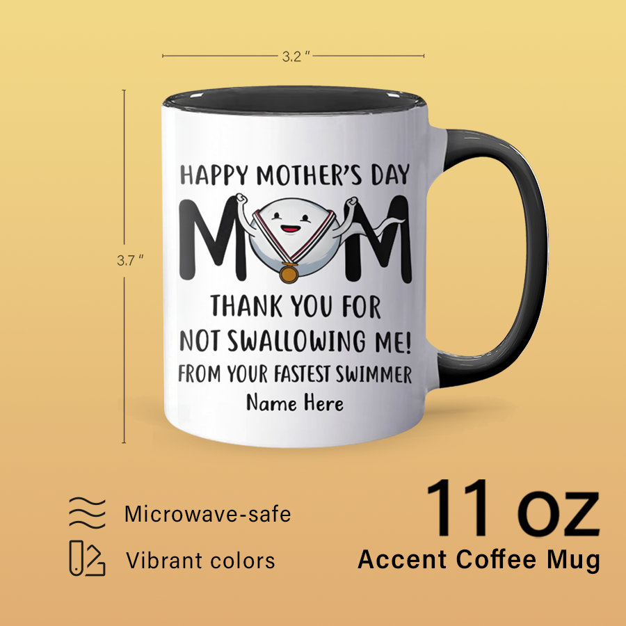 Thank You - Personalized Accent Mug