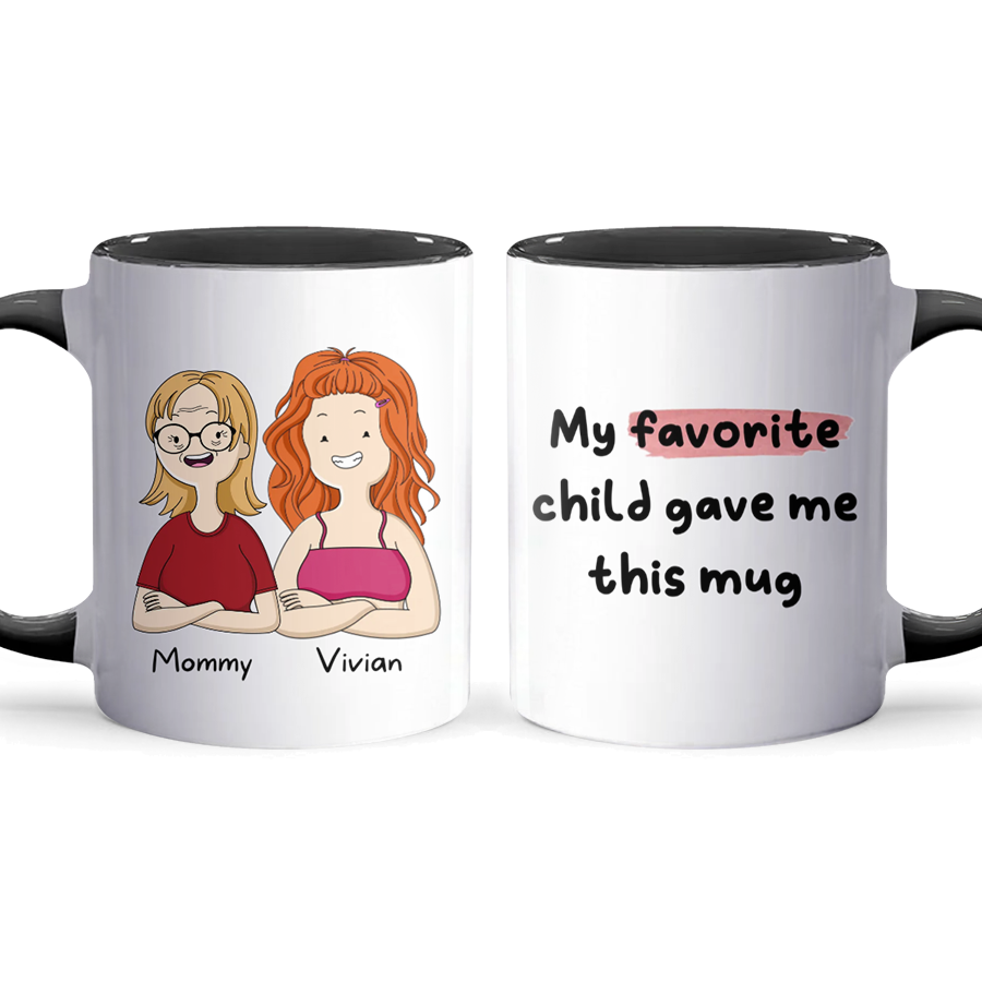 My Favorite - Personalized Accent Mug