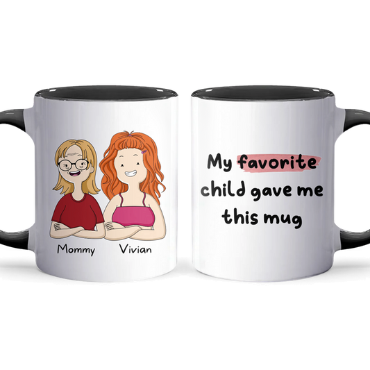 My Favorite - Personalized Accent Mug