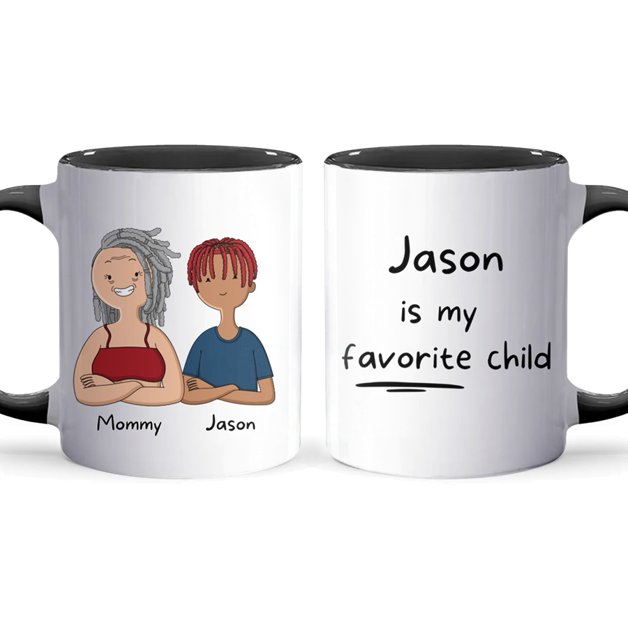 My Favorite - Personalized Accent Mug