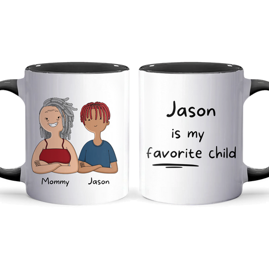 My Favorite - Personalized Accent Mug