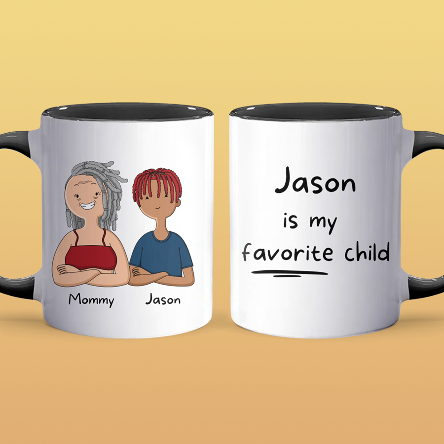 My Favorite - Personalized Accent Mug