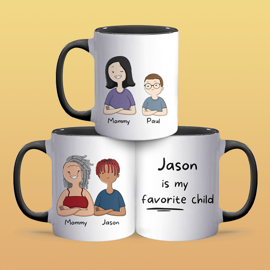 My Favorite - Personalized Accent Mug