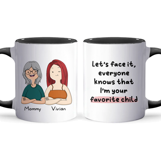 Your Favorite - Personalized Accent Mug