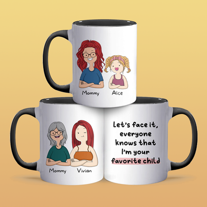 Your Favorite - Personalized Accent Mug