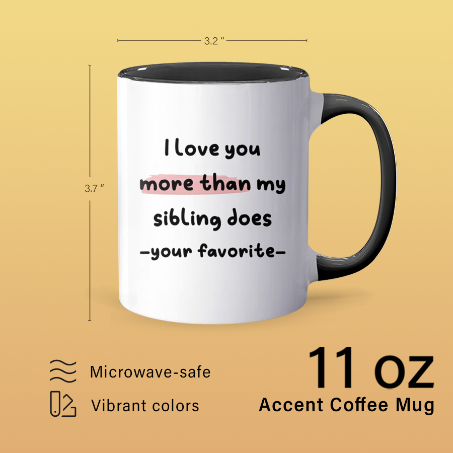 Your Favorite - Personalized Accent Mug