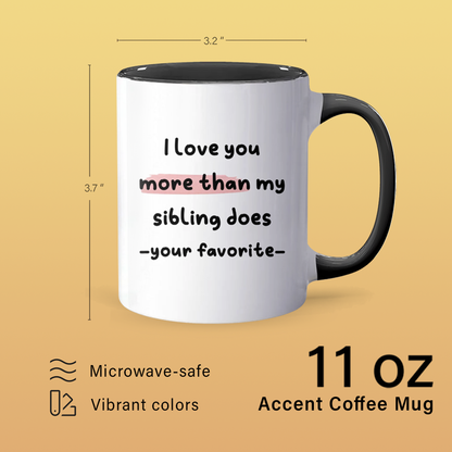 Your Favorite - Personalized Accent Mug