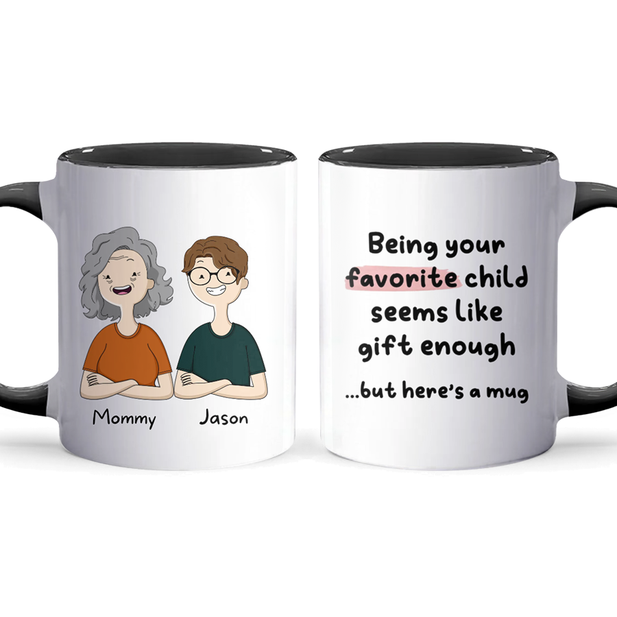 Your Favorite - Personalized Accent Mug