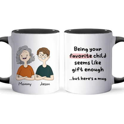 Your Favorite - Personalized Accent Mug