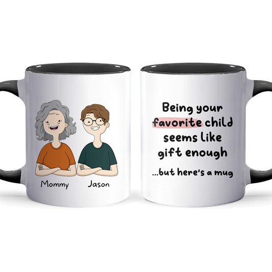 Your Favorite - Personalized Accent Mug