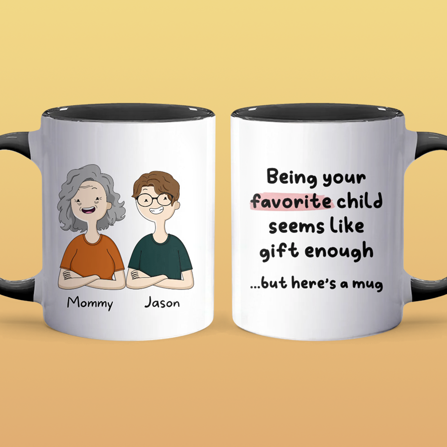 Your Favorite - Personalized Accent Mug