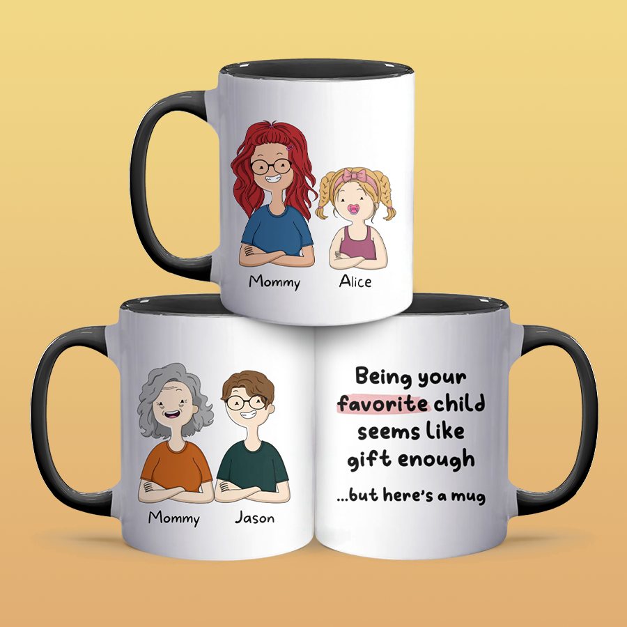 Your Favorite - Personalized Accent Mug