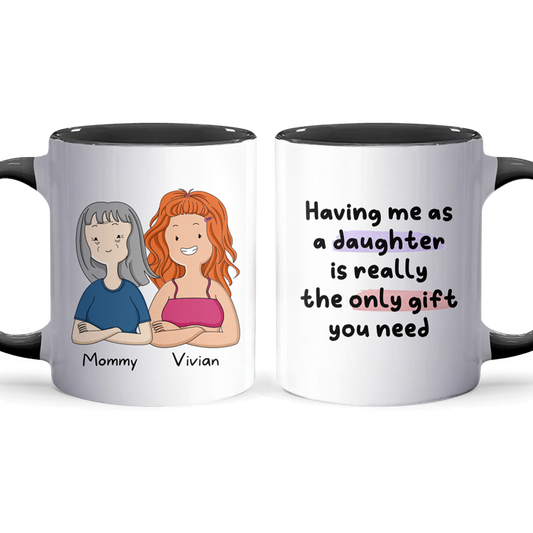 Having Me - Personalized Accent Mug