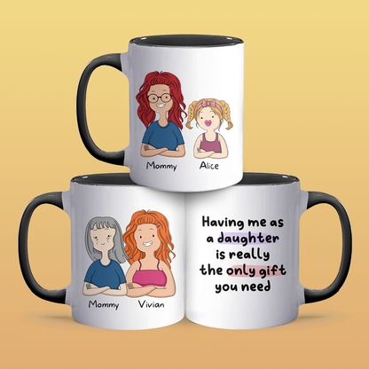 Having Me - Personalized Accent Mug