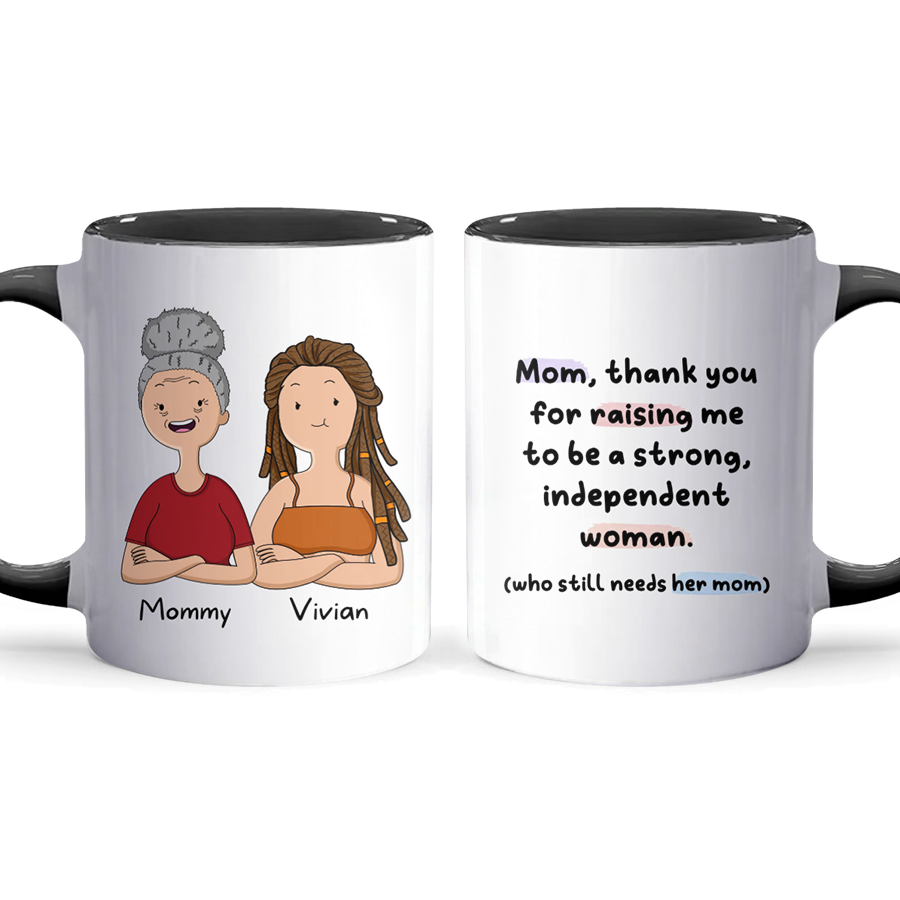 Thank You - Personalized Accent Mug