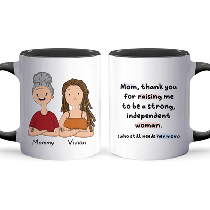 Thank You - Personalized Accent Mug