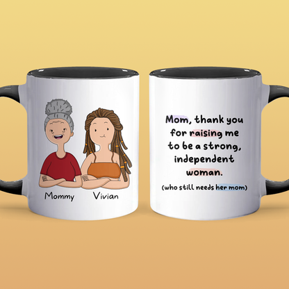 Thank You - Personalized Accent Mug