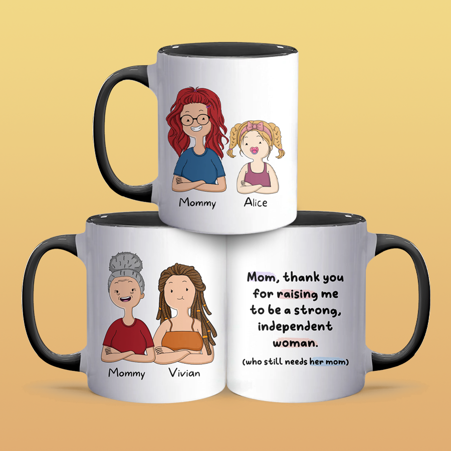 Thank You - Personalized Accent Mug