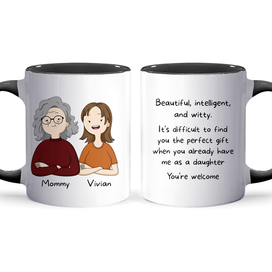 Beautiful - Personalized Accent Mug