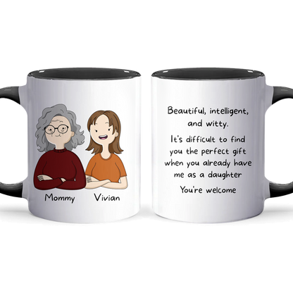 Beautiful - Personalized Accent Mug