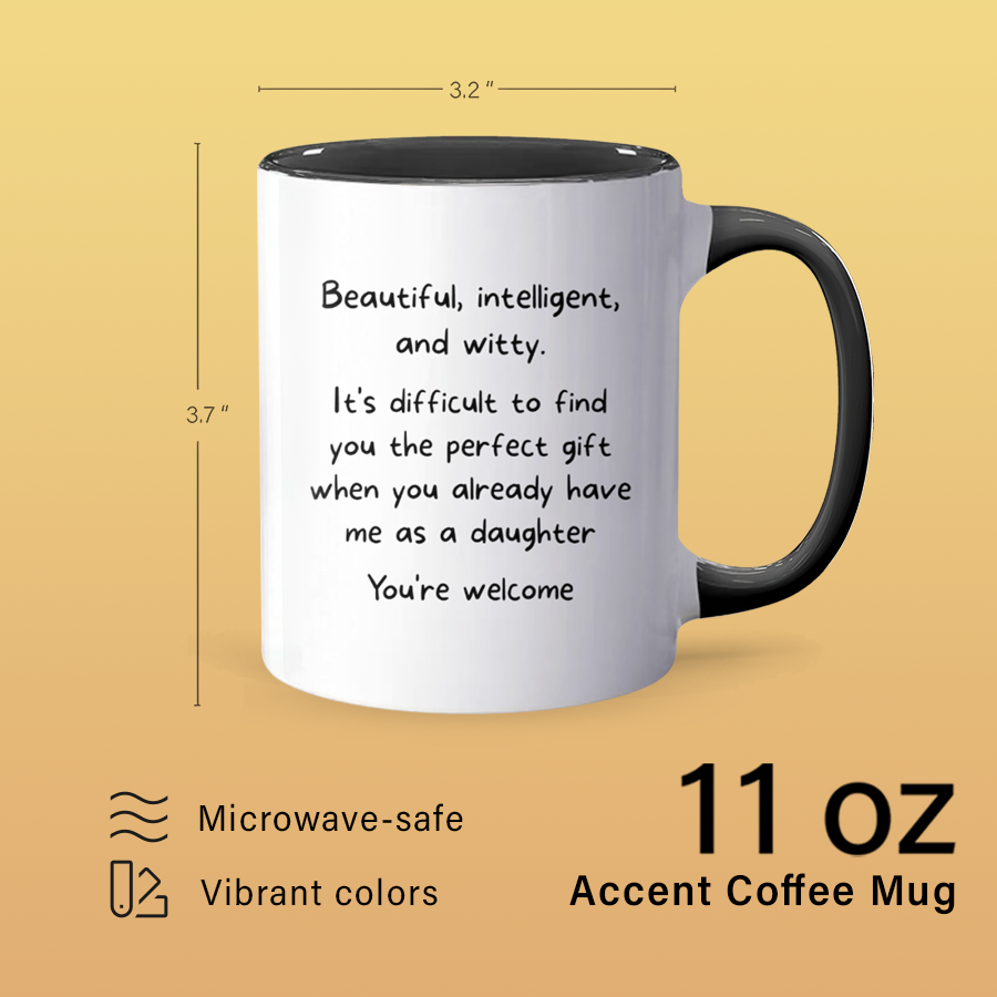 Beautiful - Personalized Accent Mug