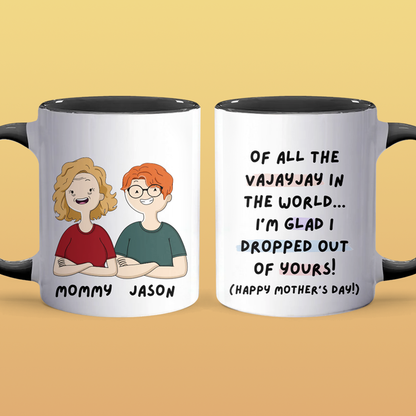 Of All The - Personalized Accent Mug