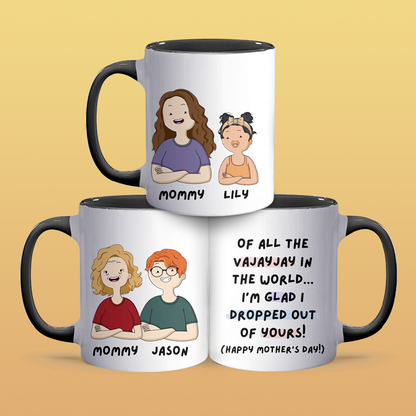 Of All The - Personalized Accent Mug