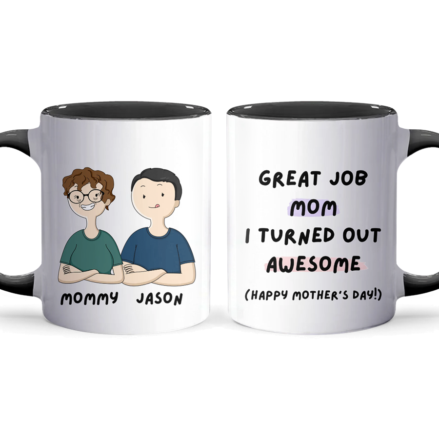 Great Job - Personalized Accent Mug