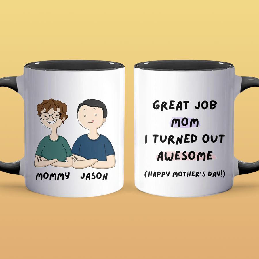 Great Job - Personalized Accent Mug