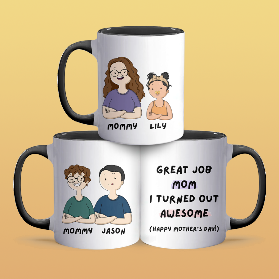 Great Job - Personalized Accent Mug