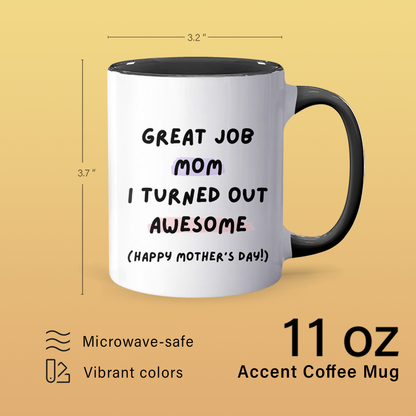 Great Job - Personalized Accent Mug