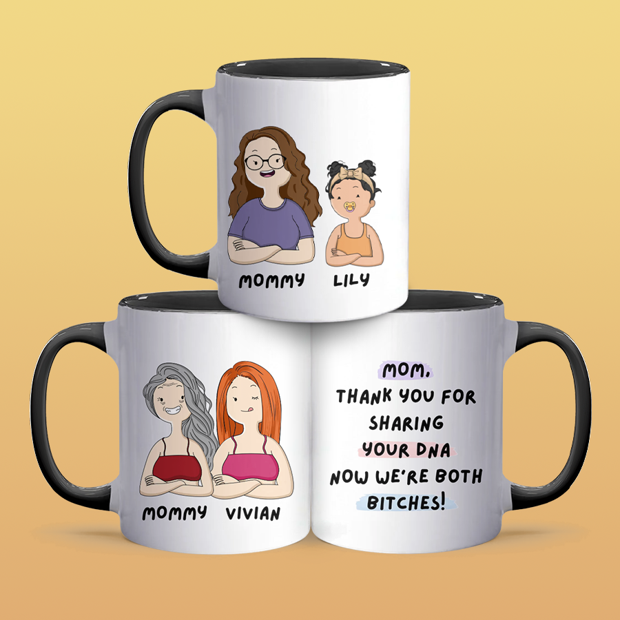 Thank You - Personalized Accent Mug