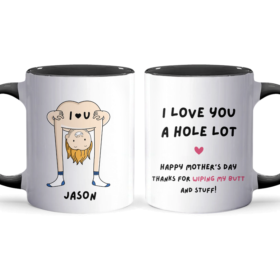 I Love You - Personalized Accent Mug