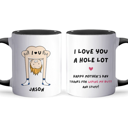 I Love You - Personalized Accent Mug