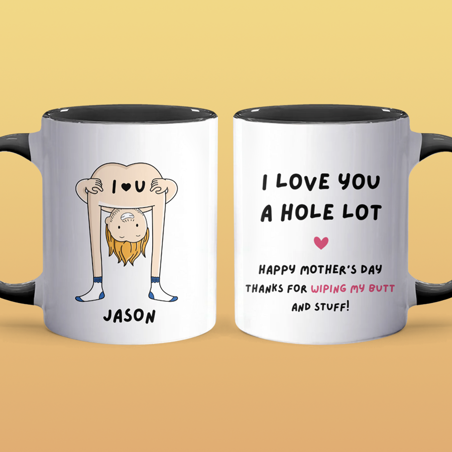 I Love You - Personalized Accent Mug