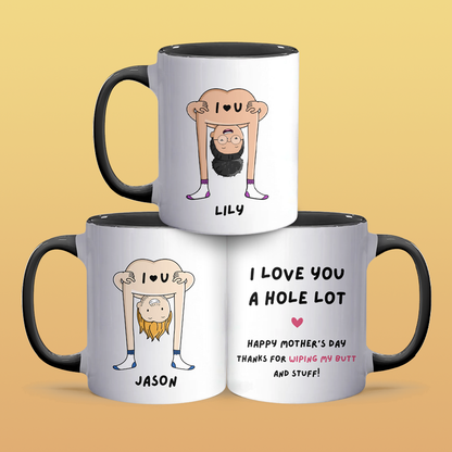 I Love You - Personalized Accent Mug