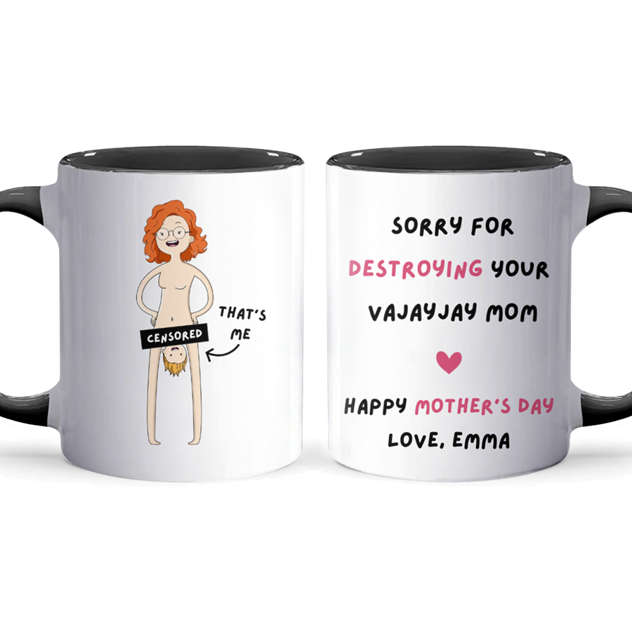 Sorry For - Personalized Accent Mug