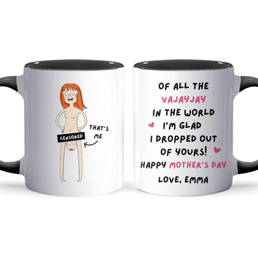 Of All The - Personalized Accent Mug