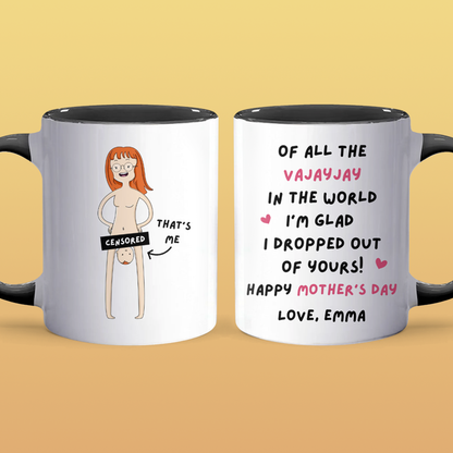 Of All The - Personalized Accent Mug