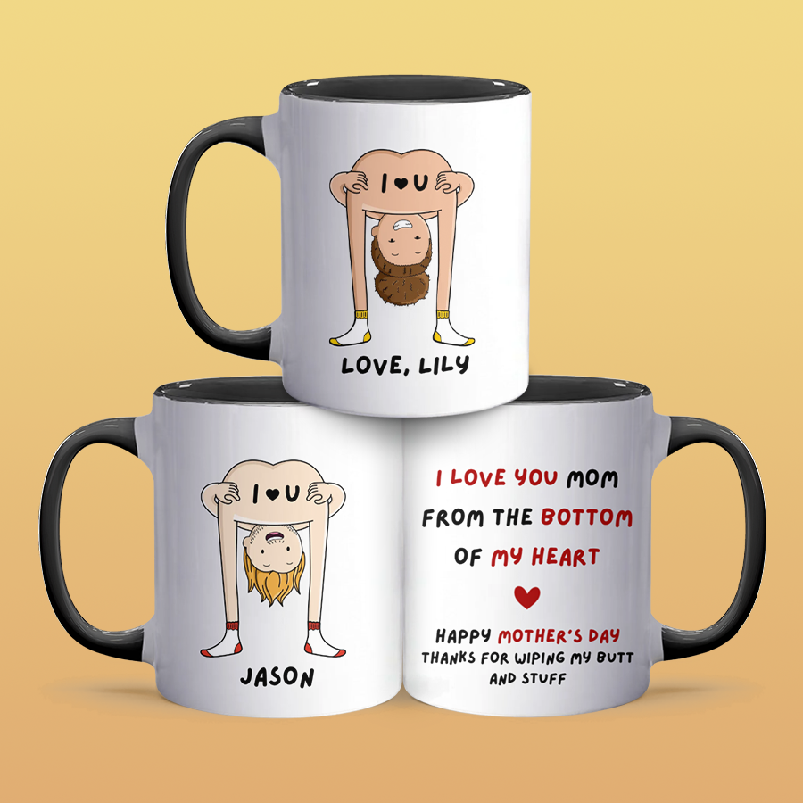 I Love You - Personalized Accent Mug