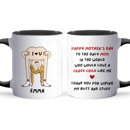 The Only Mom - Personalized Accent Mug